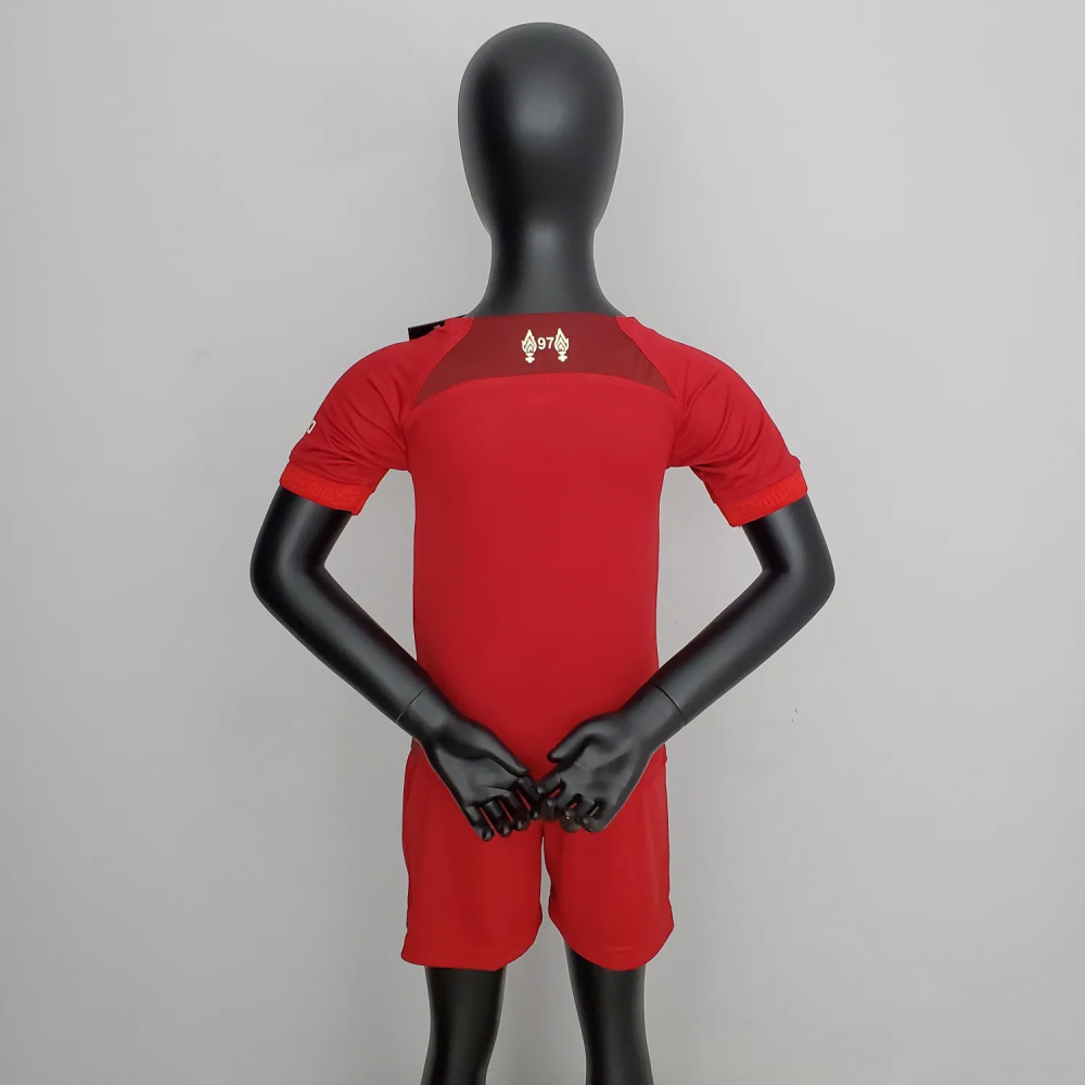 22-23 Liverpool home Red kids kit