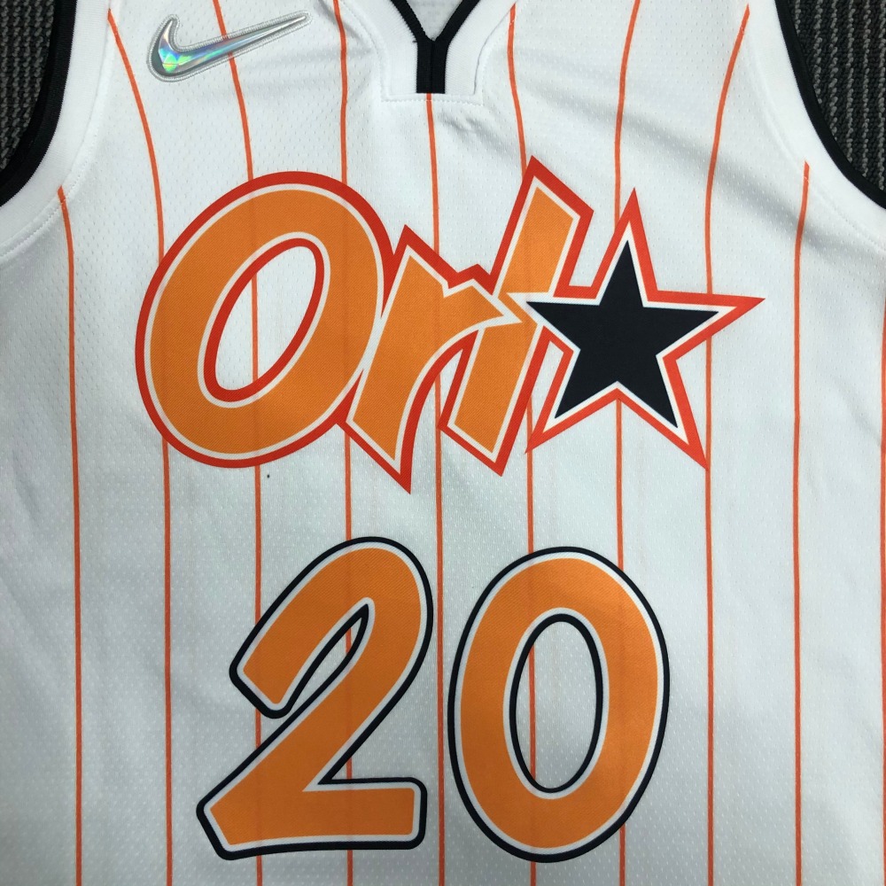 75th Anniversary Orlando Magic White Orange 20 Fultz