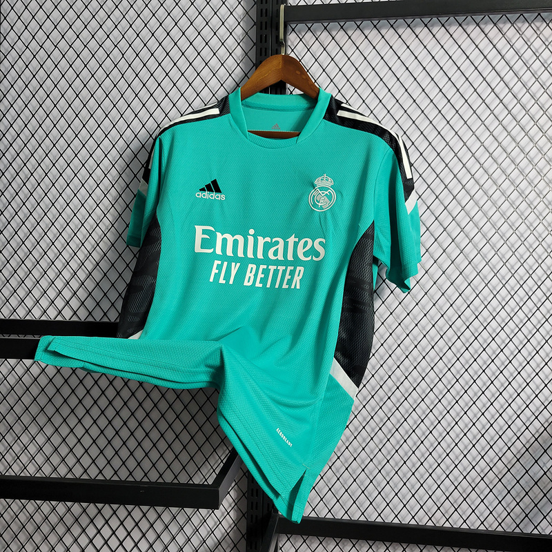 2022-23 Real Madrid Training Suit Green