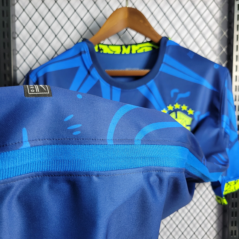 2022-23 Brazilian Blue Special Edition  VINI JP PAPHINHA CUNHA NAYMAR JR L.PAQUETA Football jersey