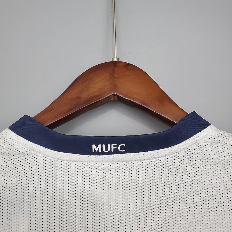 Retro Manchester United 2008-09 League Edition away White   Football jersey retro