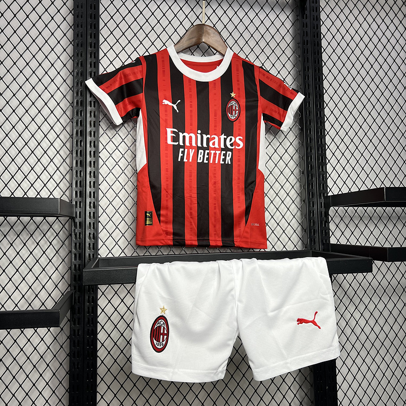 2024-25 AC Milan Home KIDS Football jersey
