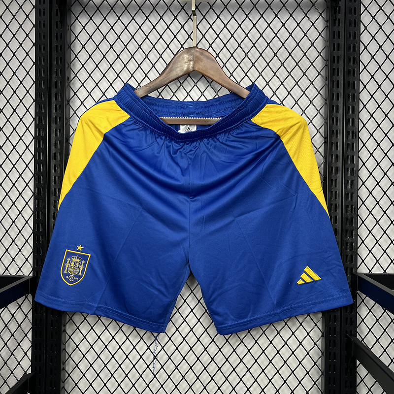 Spain 2024-25 Euro Home Shorts Jersey