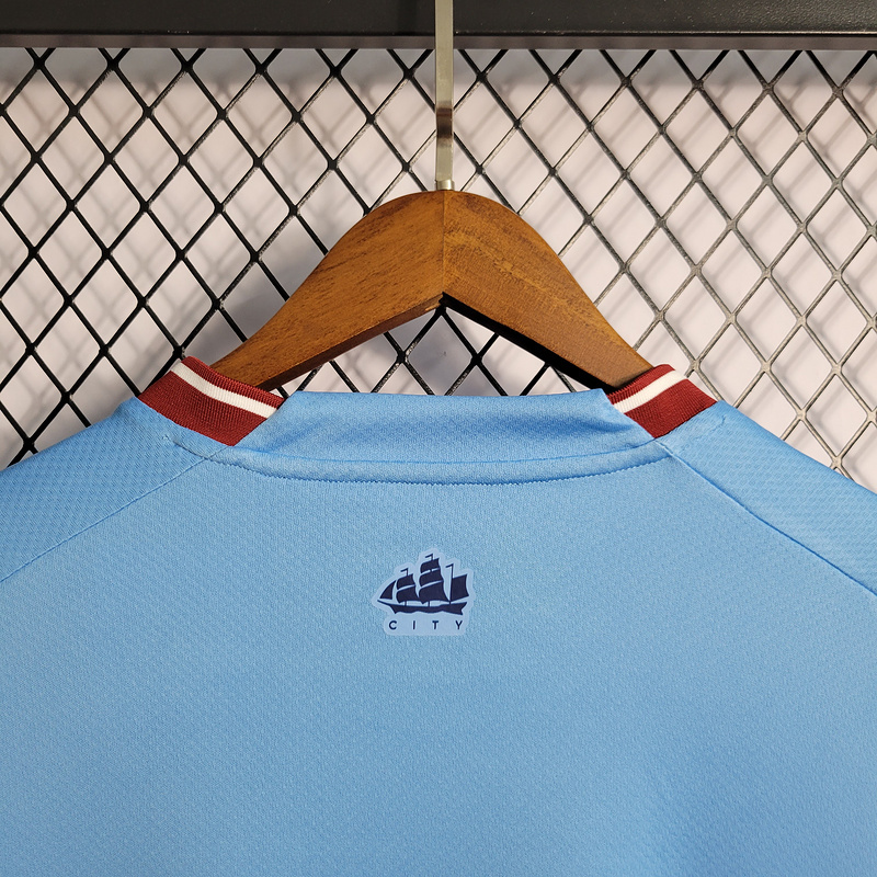 22-23 Long Sleeve Manchester City Home