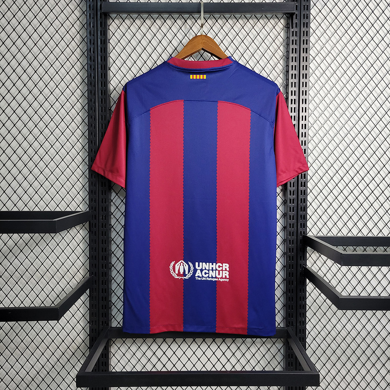2023-24 Barcelona Home  GAVI LEWANDOWSKI F. DE JONG PEDRI FERMíN Football jersey