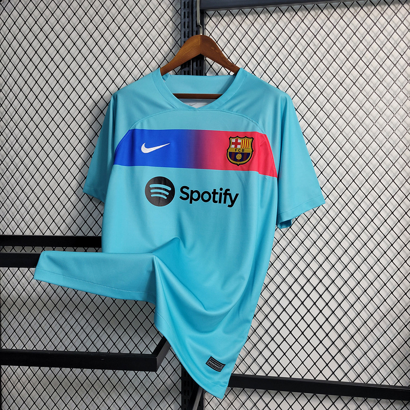 2023-24 Barcelona Sky Blue  GAVI LEWANDOWSKI F. DE JONG PEDRI FERMíN Football jersey