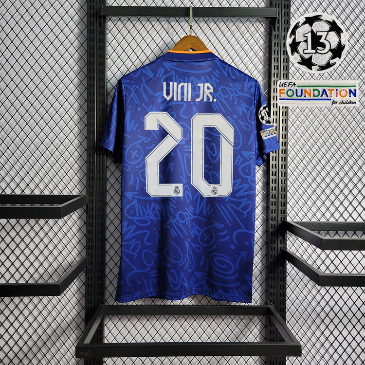 2021-22 Real Madrid Away  Benzema vini jr.  Casemiro KROOS MODRIC Football jersey