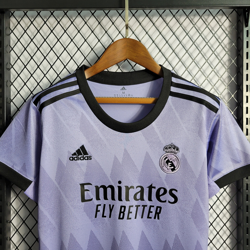 2022-23 Womens Real Madrid Away Benzema vini jr. KROOS MODRIC Football jersey