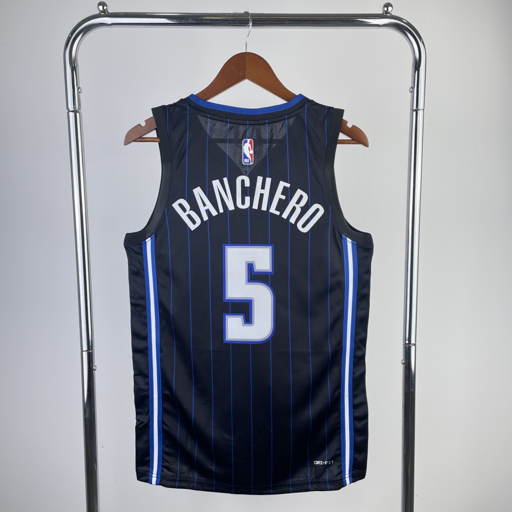 23 Season Orlando Magic Black Stripe 5 BANCHERO