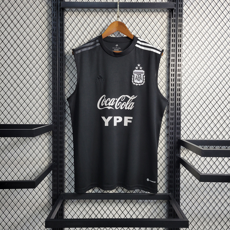 22-23 Argentina vest black 3-star training suit
