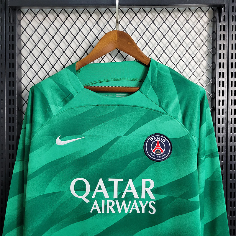 23-24 Long Sleeve PSG Green Goalkeeper