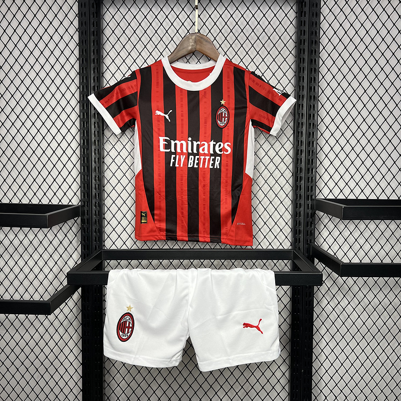 2024-25 AC Milan Home KIDS Football jersey