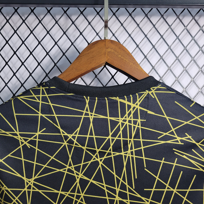 22-23 PSG Training Suit Black and Gold Line