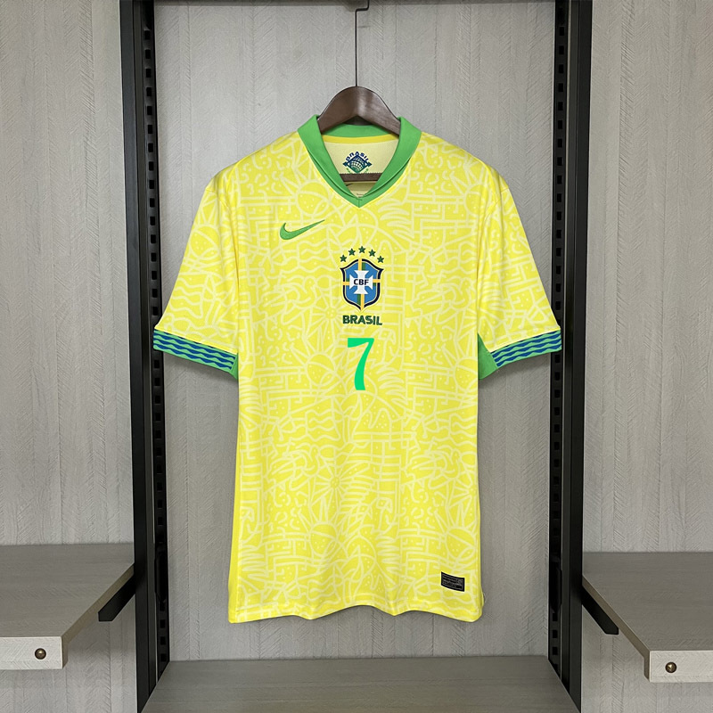 2024-25 Brazil Home  Vini Jr ENDRICK RICHARLISON Football jersey