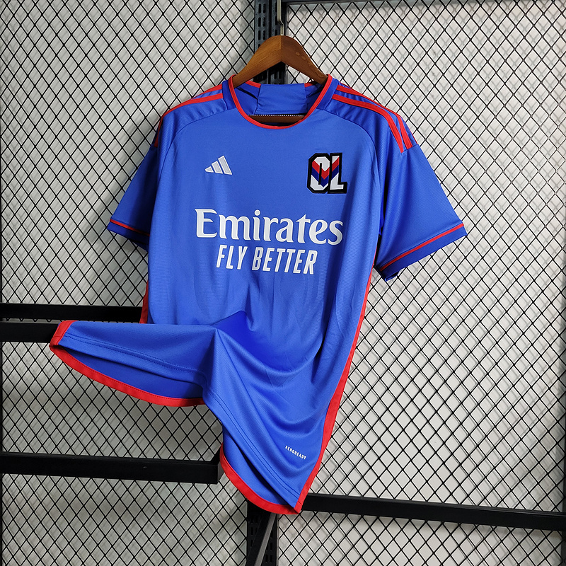 2023-24 Lyon away soccer jersey
