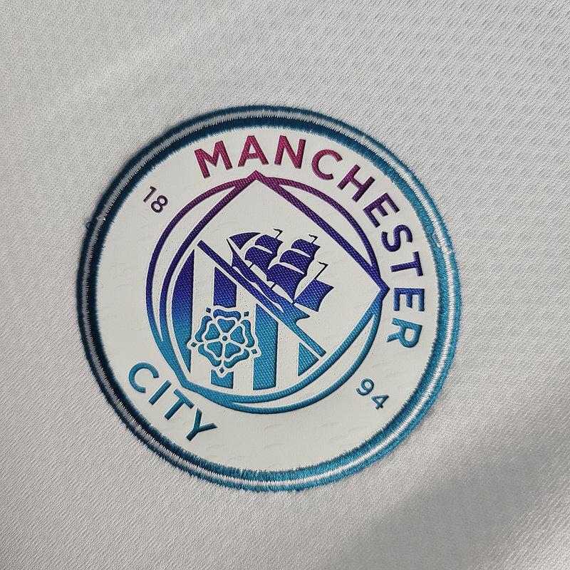 21-22 Manchester City White Soccer Jersey