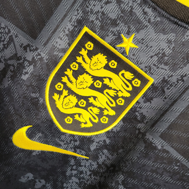 2022-23 England Black Training Suit  Football jersey