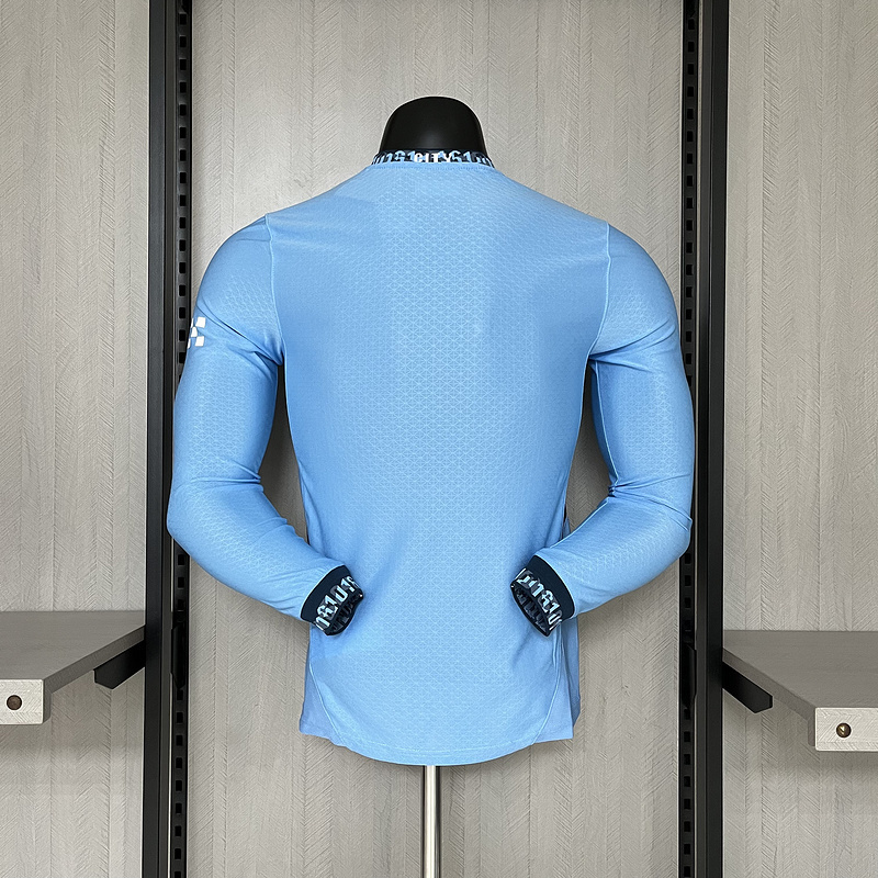 2024-25 Manchester City Home Player Long Sleeve Football jersey