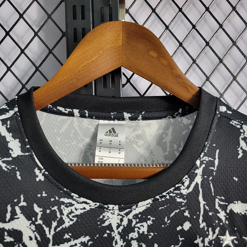 2022 Argentina black and white pre-match training suit