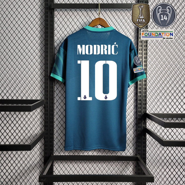2022-23 Real Madrid Green Benzema vini jr. KROOS MODRIC Football jersey
