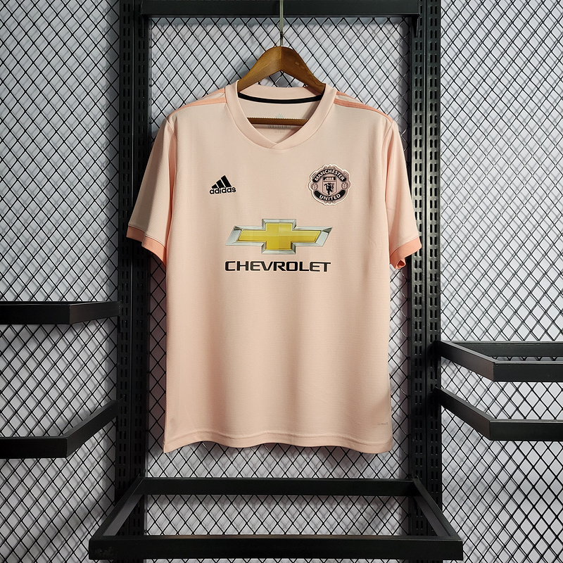 Retro 2019-20 Manchester United Pink Away Size   Football jersey retro