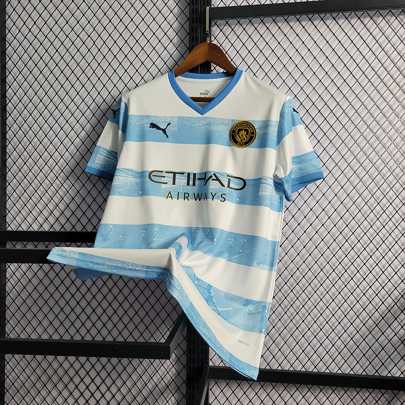 22-23 Manchester City commemorative white blue