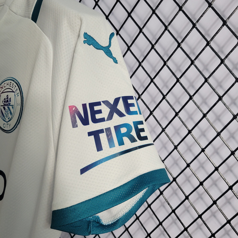 21-22 Manchester City White Soccer Jersey
