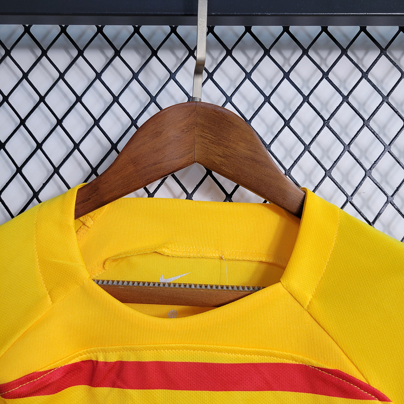 2023-24 kids Barcelona 4 away GAVI LEWANDOWSKI F. DE JONG PEDRI FERMíN Football jersey