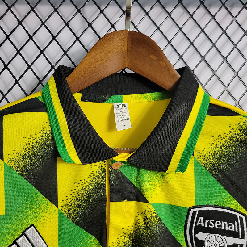 22-23 POLO Arsenal Check Yellow