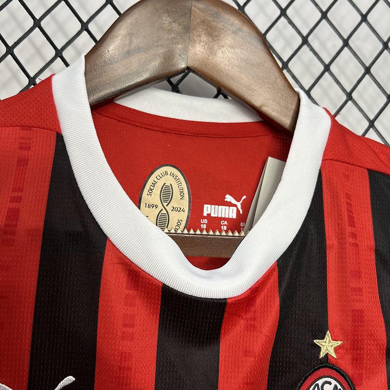 2024-25 AC Milan Home KIDS Football jersey