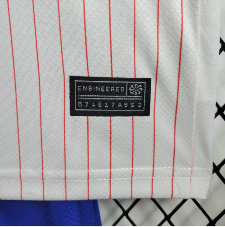 2024-25 France Away KIDS CAMAVINGA  GRIEZMANN GIROUD MBAPPE DEMBELE T. HERNANDEZ Football jersey