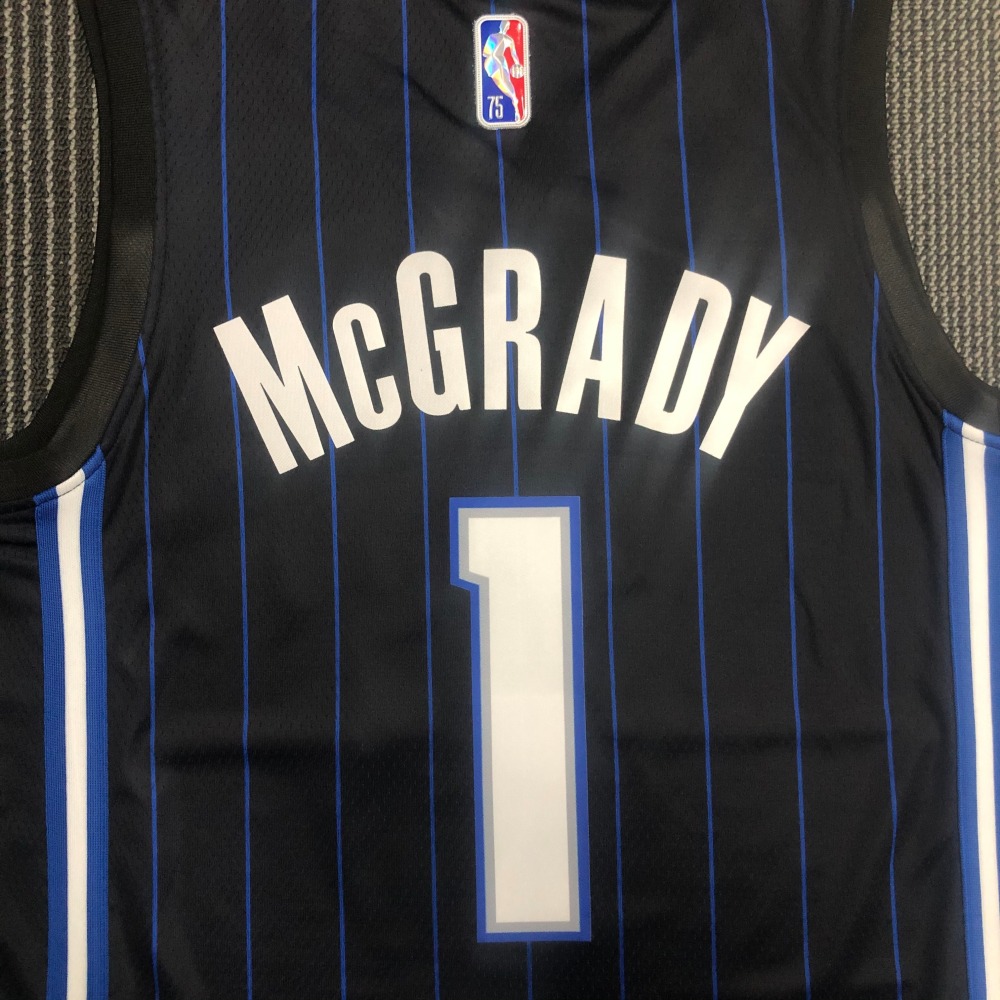 75th Anniversary Orlando Magic Black 1 McGrady