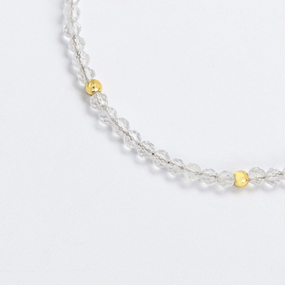 天然白水晶手链