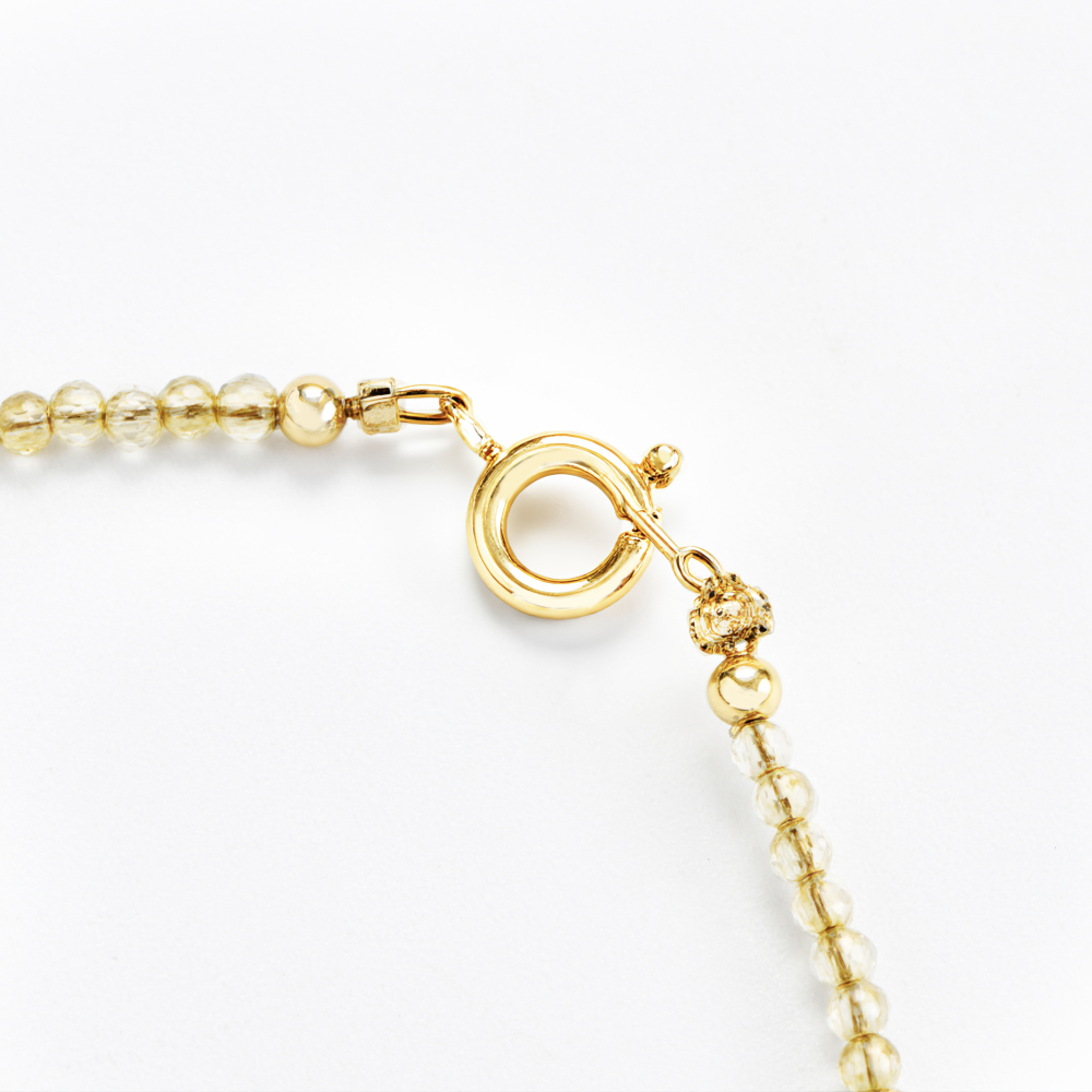 天然黄水晶+天然碧玺