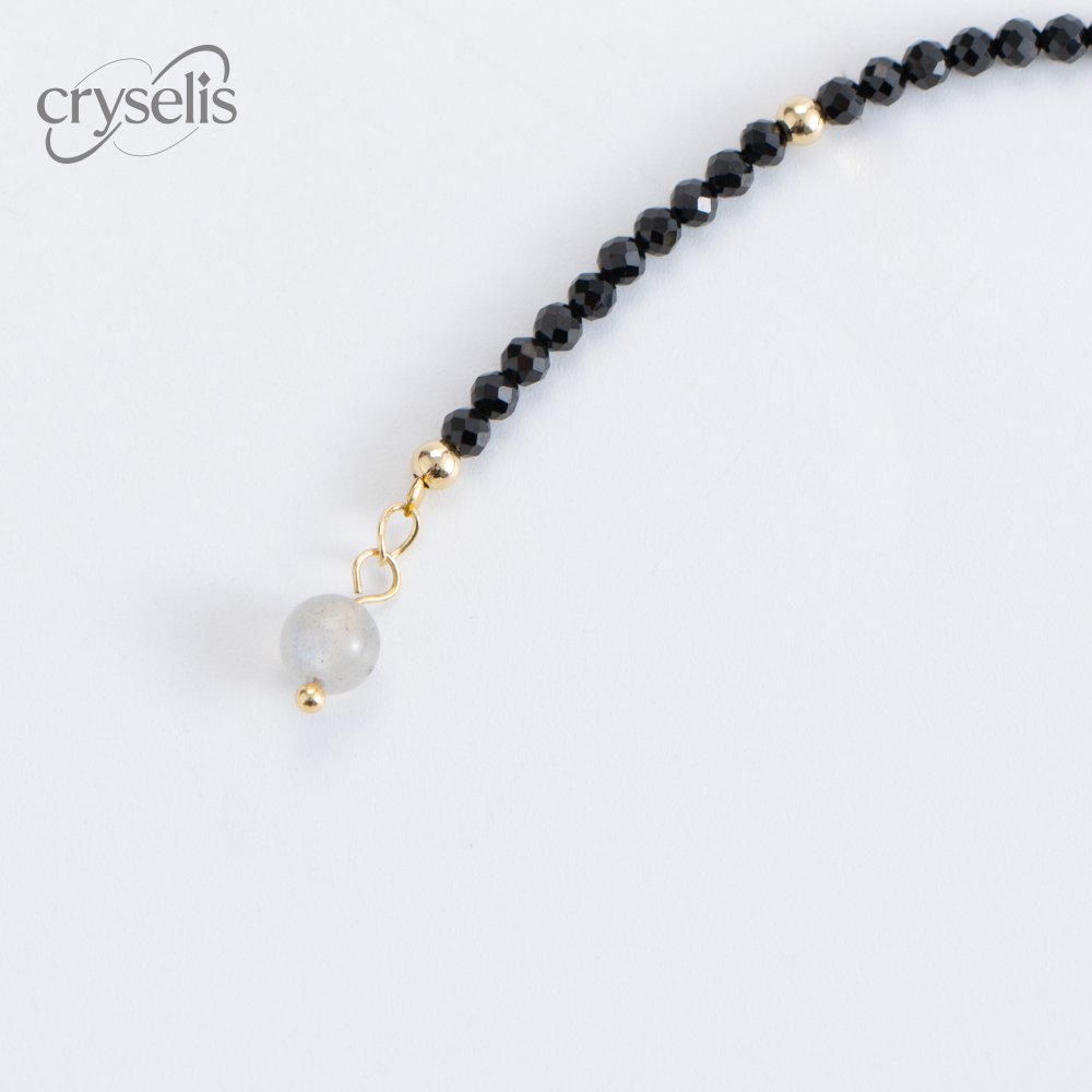 Faceted Black Spinel Bracelet