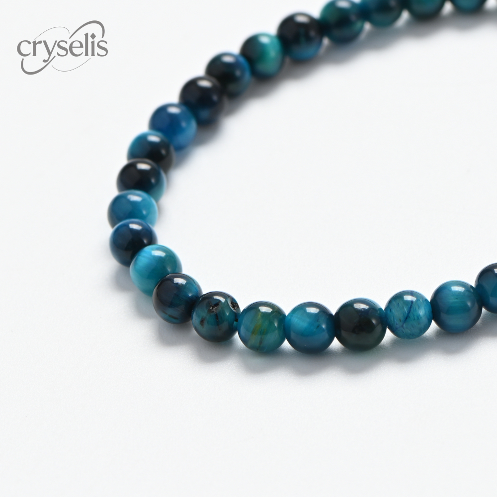 Natural Blue Tiger's Eye Bracelet