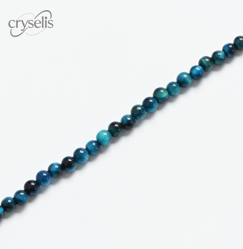 Natural Blue Tiger's Eye Bracelet