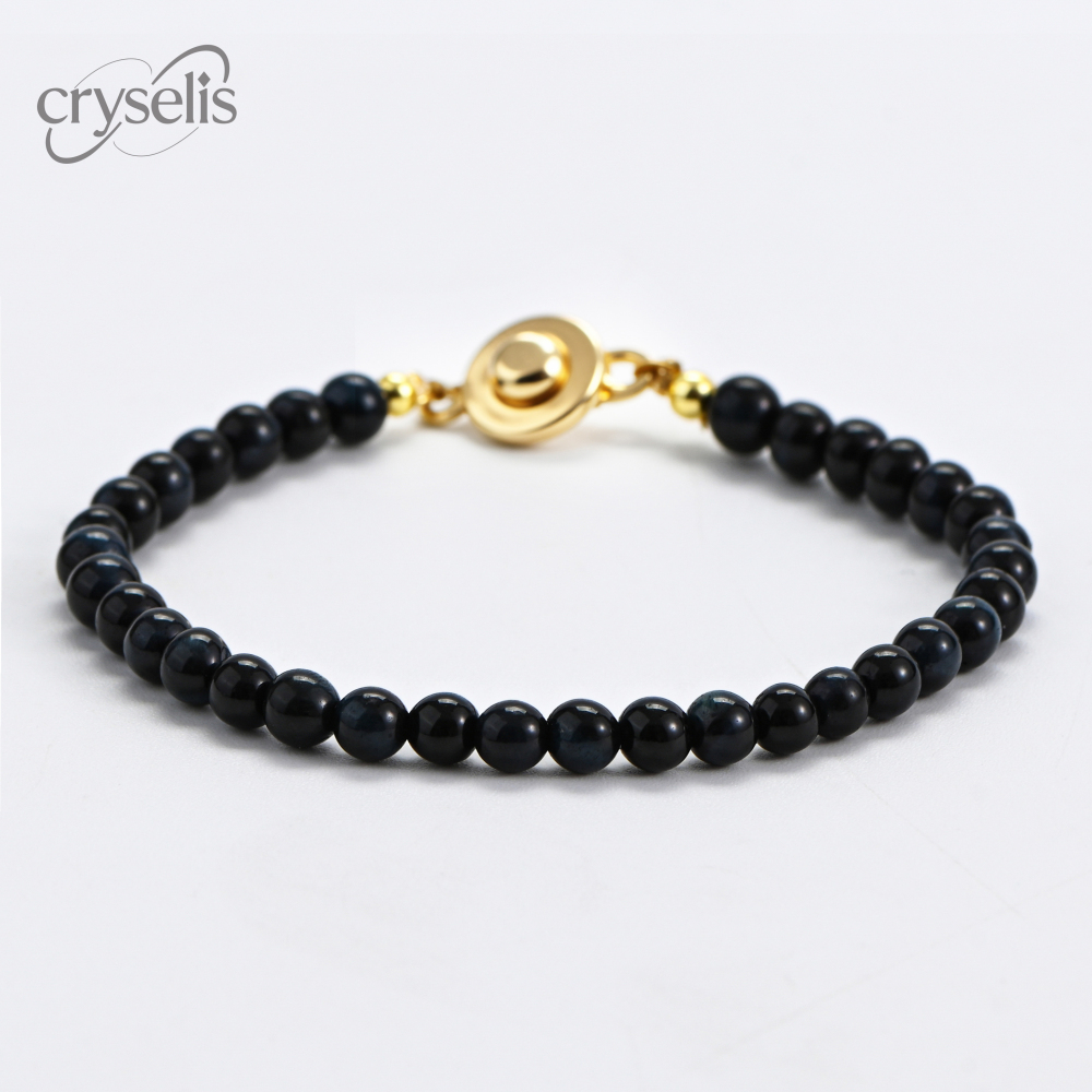 Inky Blue Tiger's Eye Bracelet