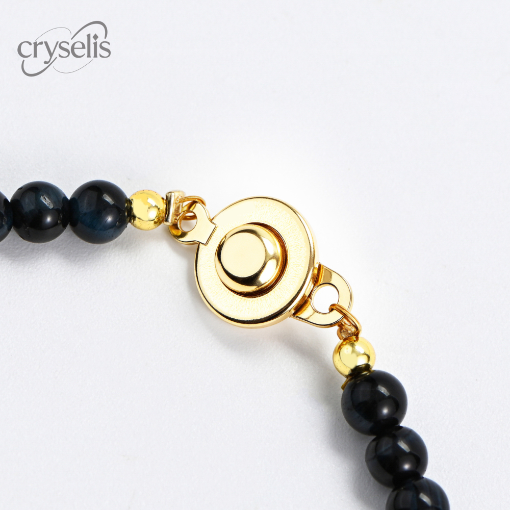 Inky Blue Tiger's Eye Bracelet