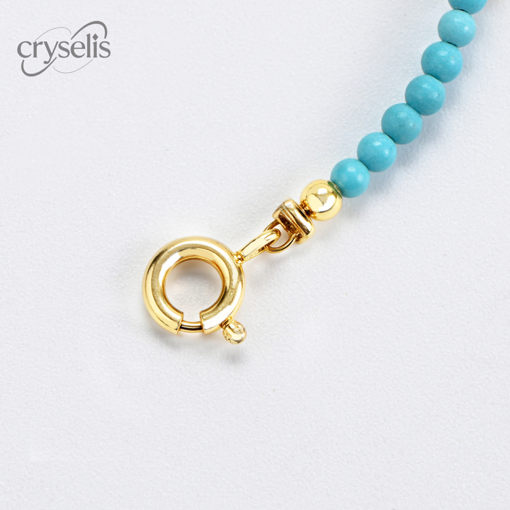 Turquoise And Red Agate Bracelet