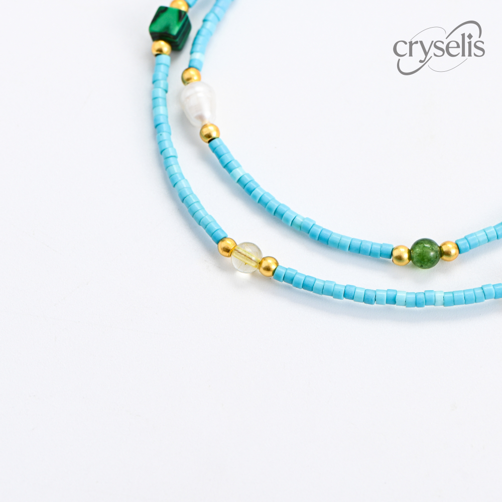 Turquoise Collarbone Chain