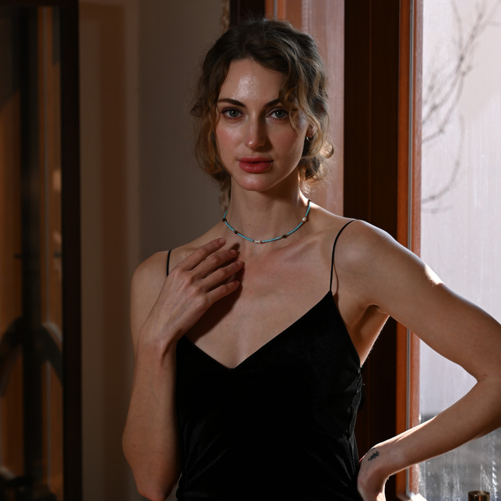 Turquoise Collarbone Chain