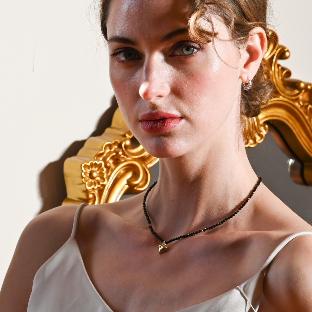 Black Spinel Necklace