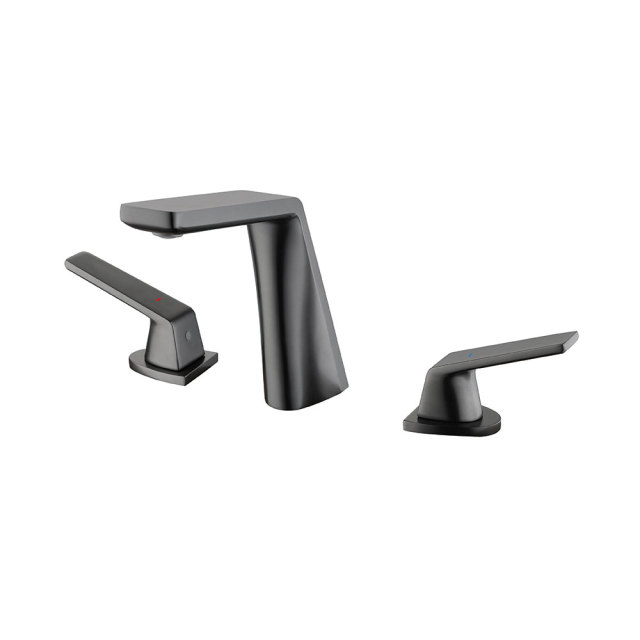 M21009 Three-Component Faucet: Sculpted Design with Multi-Finish Options for Customized Style