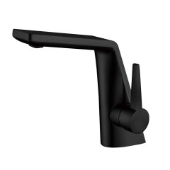 M21002 Single-Handle Faucet: Angular Modern Design with Multi-Finish Versatility