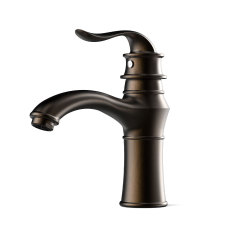 M12002 Vintage Vessel Faucet: Ornate Layered Design with Multi-Finish Elegance