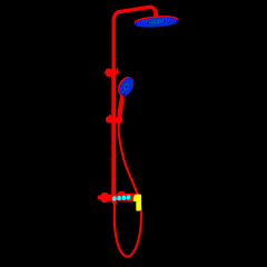 YOLO Shower Faucet – Modern Faucet Bathroom Black Faucet Bathroom Luxury Bathroom Fixture