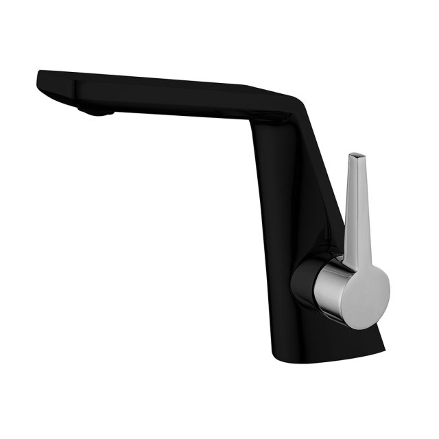 M21002 Single-Handle Faucet: Angular Modern Design with Multi-Finish Versatility