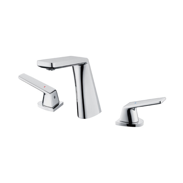 M21009 Three-Component Faucet: Sculpted Design with Multi-Finish Options for Customized Style