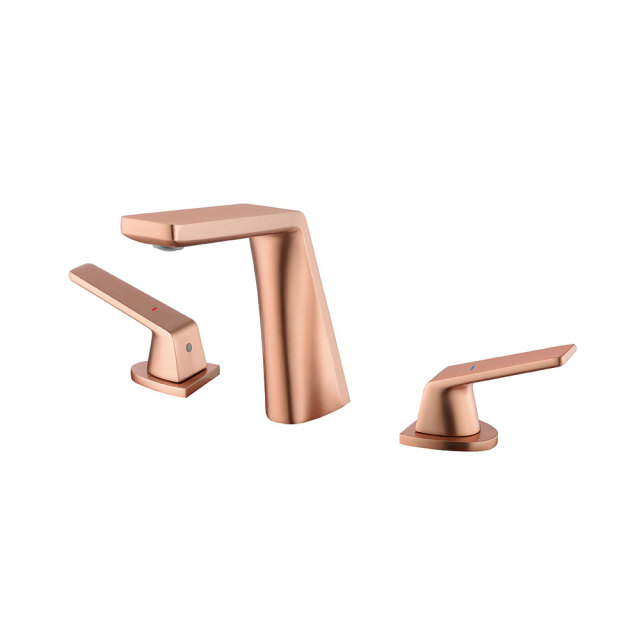 M21009 Three-Component Faucet: Sculpted Design with Multi-Finish Options for Customized Style